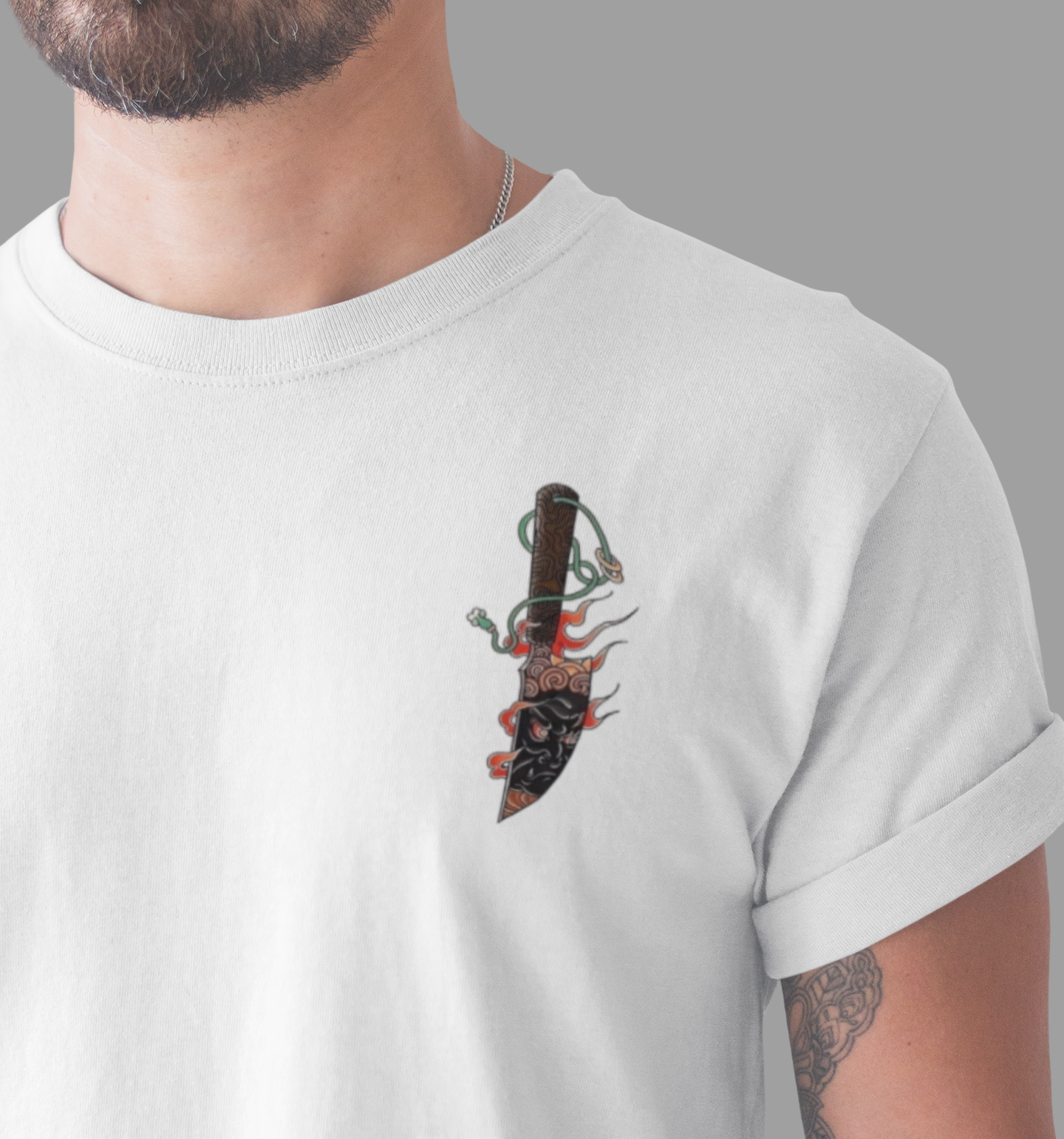 Fudo Myo Knife Oversized T-Shirt