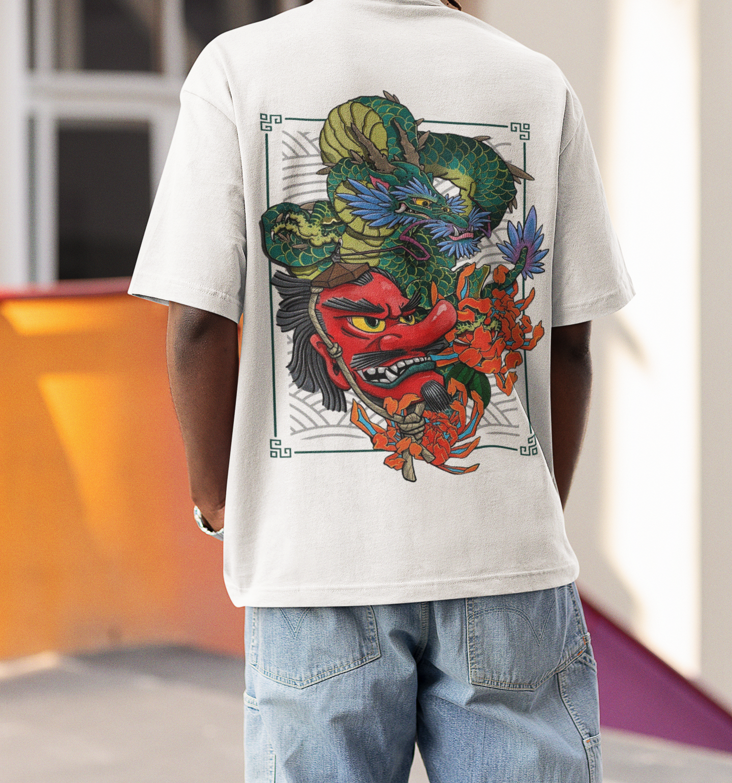 Ascend with Tengu Oversized T-Shirt
