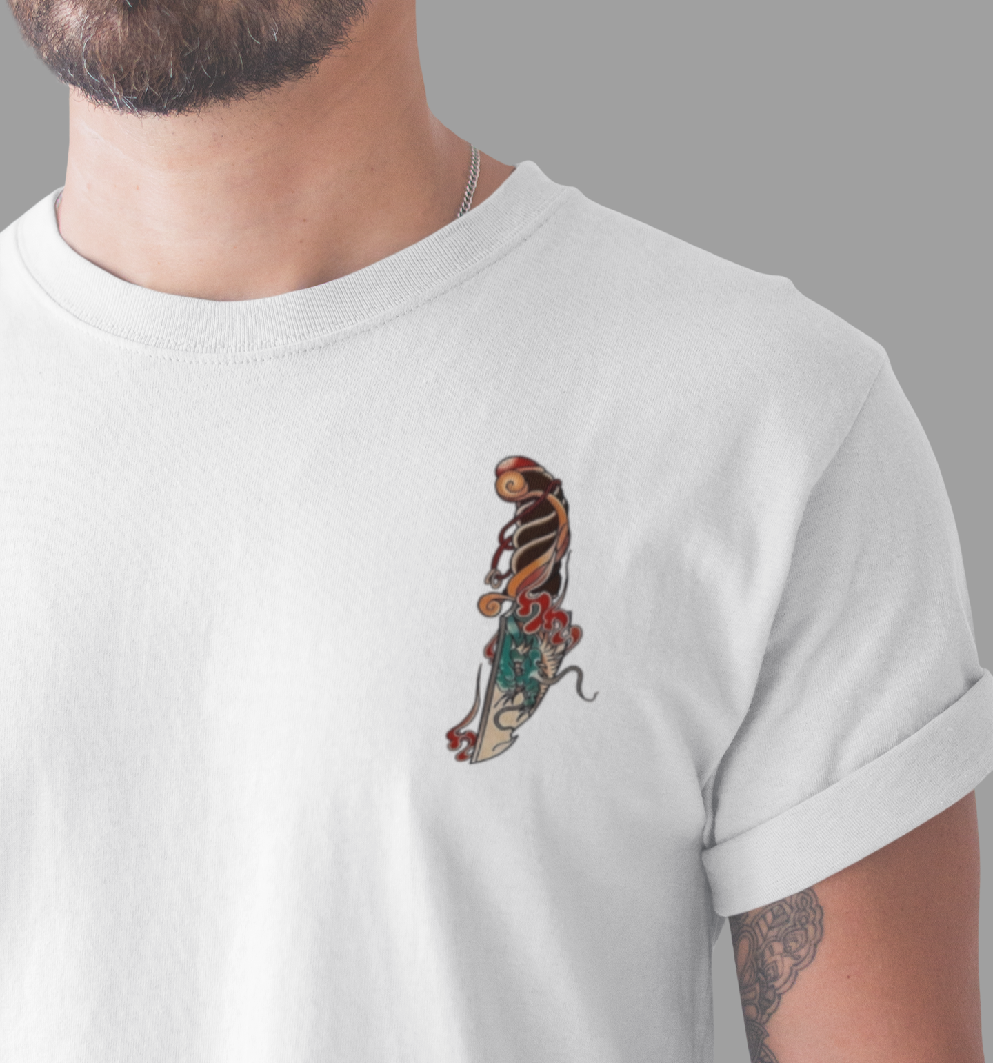 Ryu Knife Oversized T-Shirt