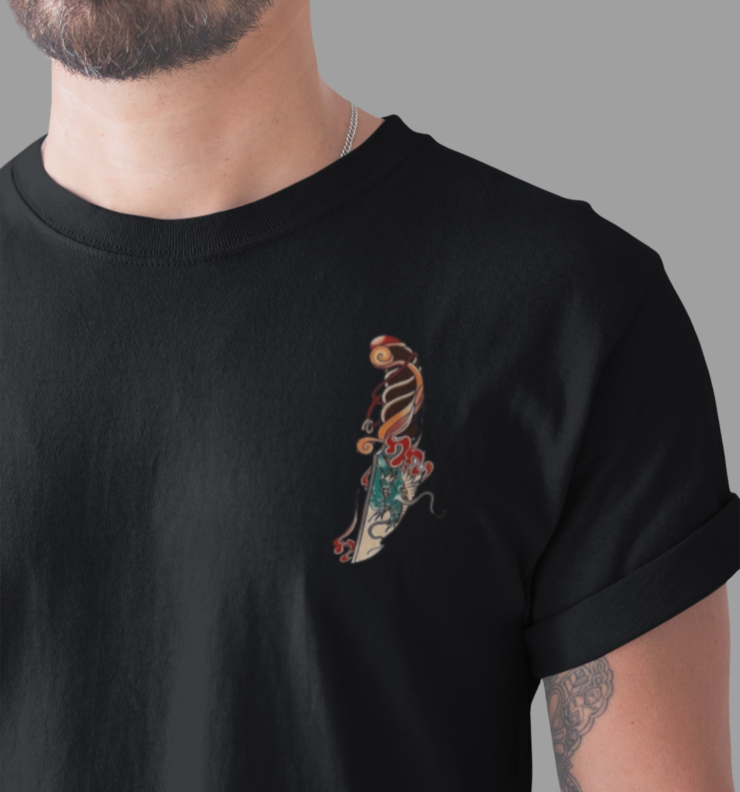 Ryu Knife Oversized T-Shirt